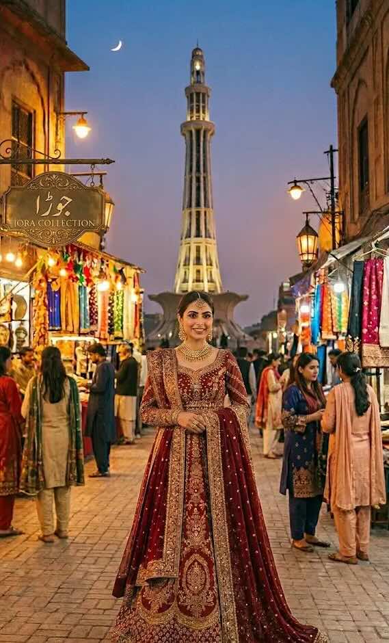 Jora Collection — Pakistani fashion at Minar-e-Pakistan, Lahore